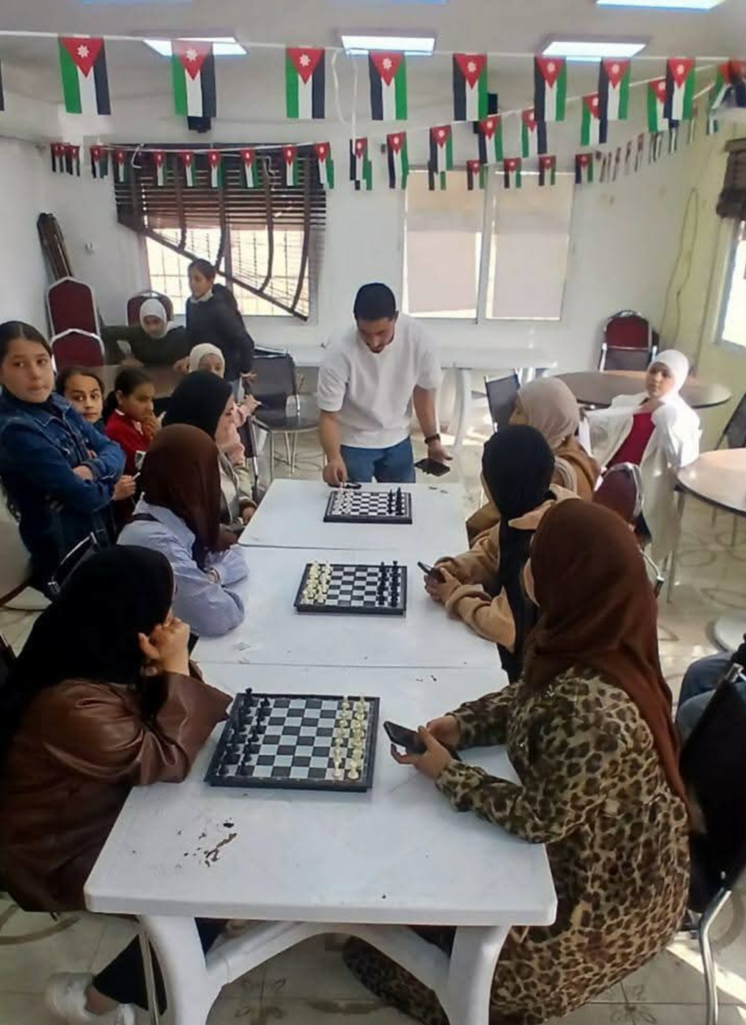 انطلاق فعاليات المرحلة الثالثة من بطولتي الشطرنج وتنس الطاولة بإربد