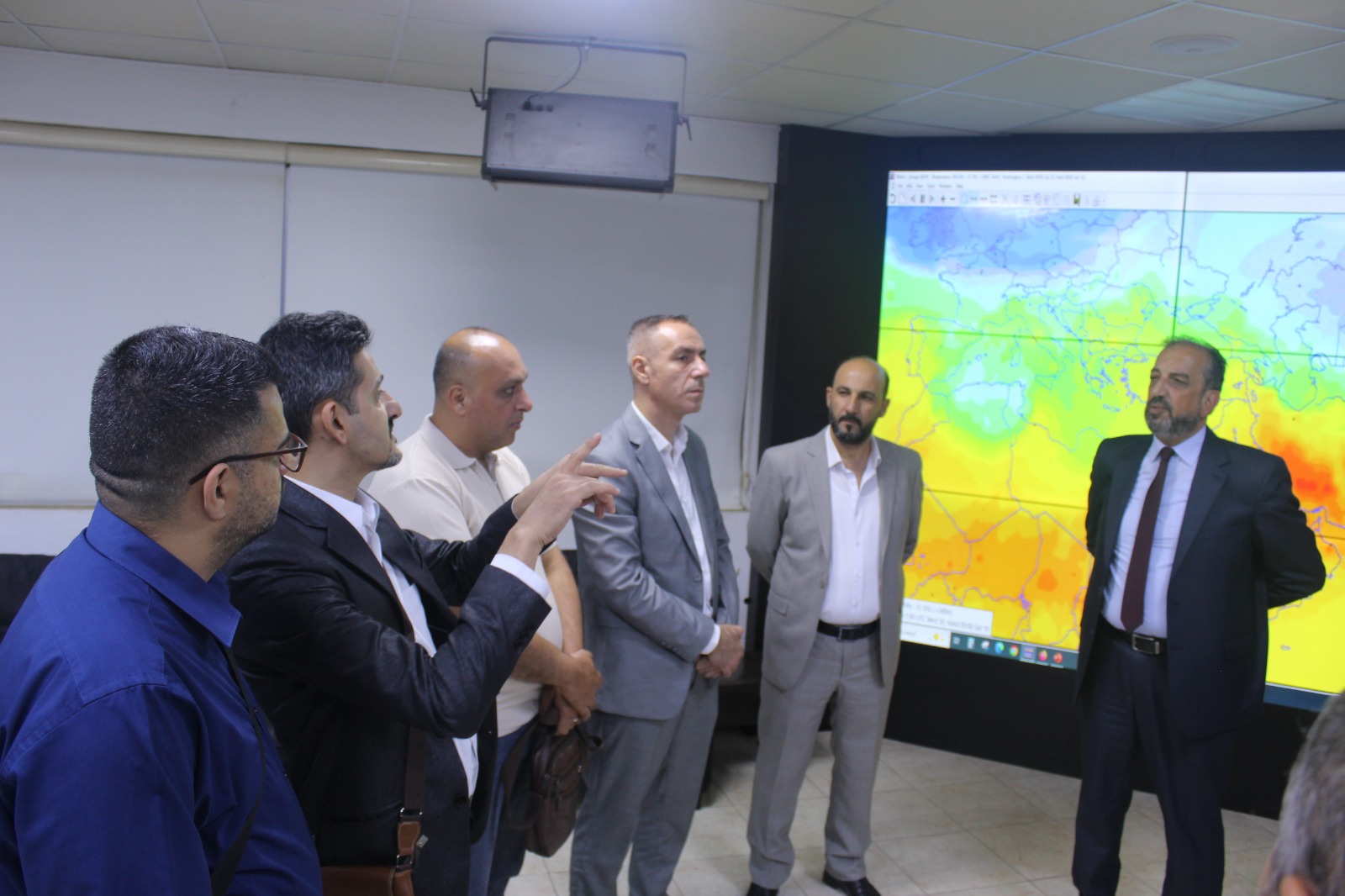 مدير الأرصاد الجوية السورية يزور الأرصاد الجوية الأردنية للتعاون وتبادل الخبرات