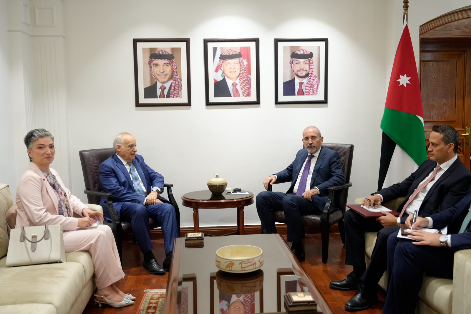 الصفدي يستقبل وزير الثقافة اللبناني 