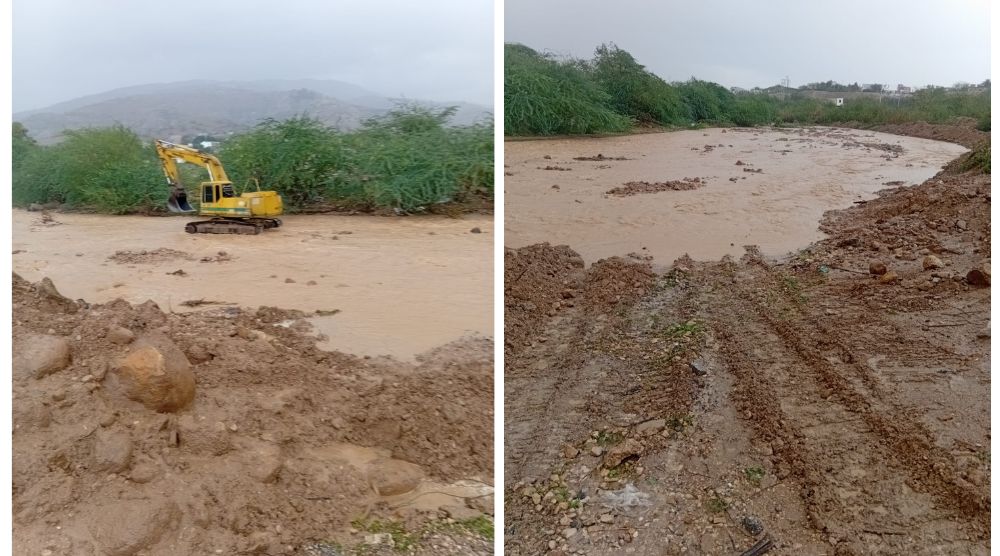 بلدية دير علا تعمل على تخفيف سرعة جريان بعض أجزاء سيل الزرقاء