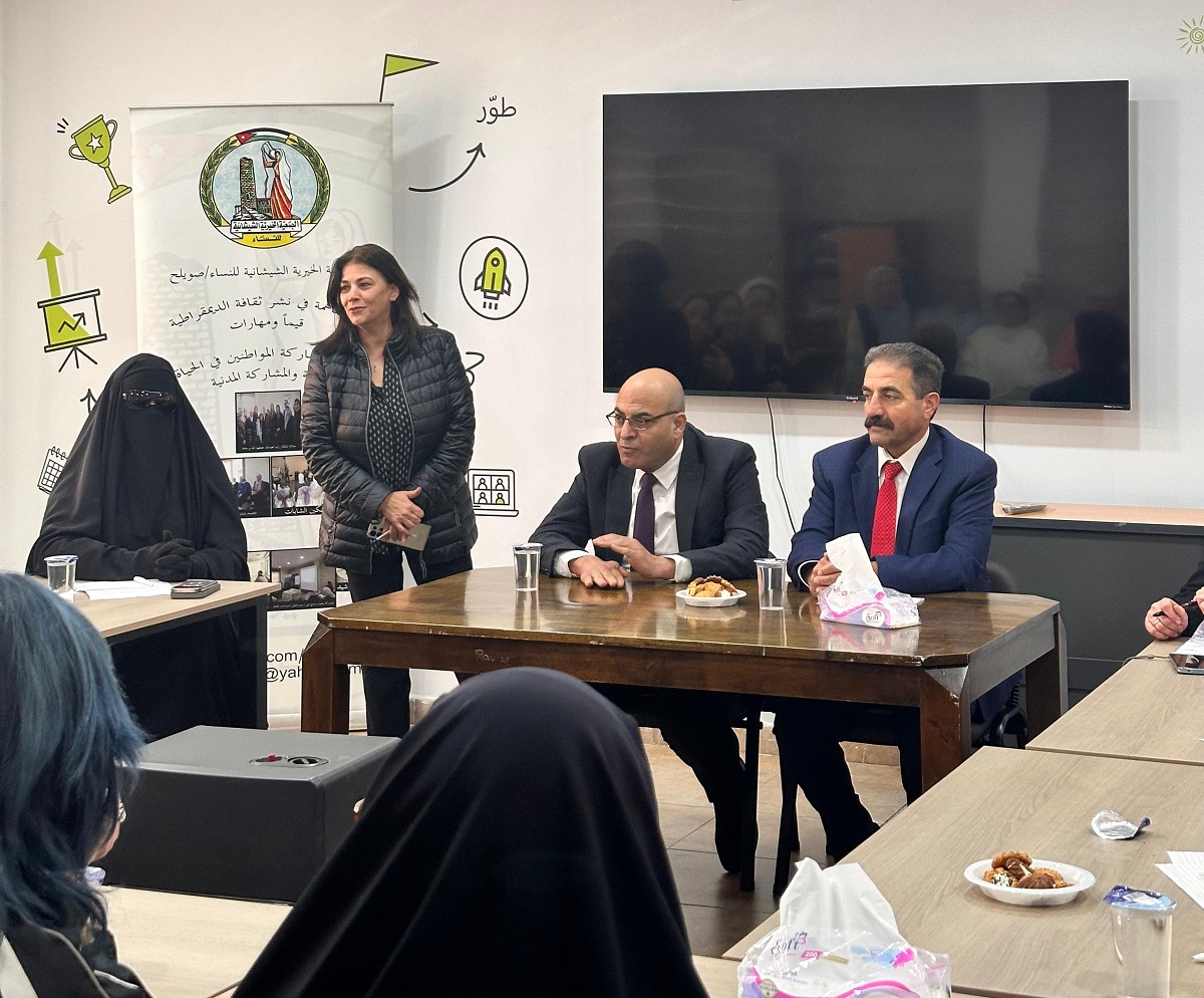 أمين عام الشؤون السياسية يلتقي سيدات من الجمعية الخيرية الشيشانية