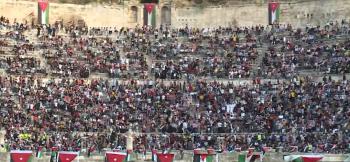 أكثر من 25 ألف شخص في احتفالات المدرج الروماني والساحة الهاشمية