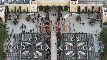 مساحة الاستقبال في قصر الحسينية ..  عمق وتنوع في التقاليد