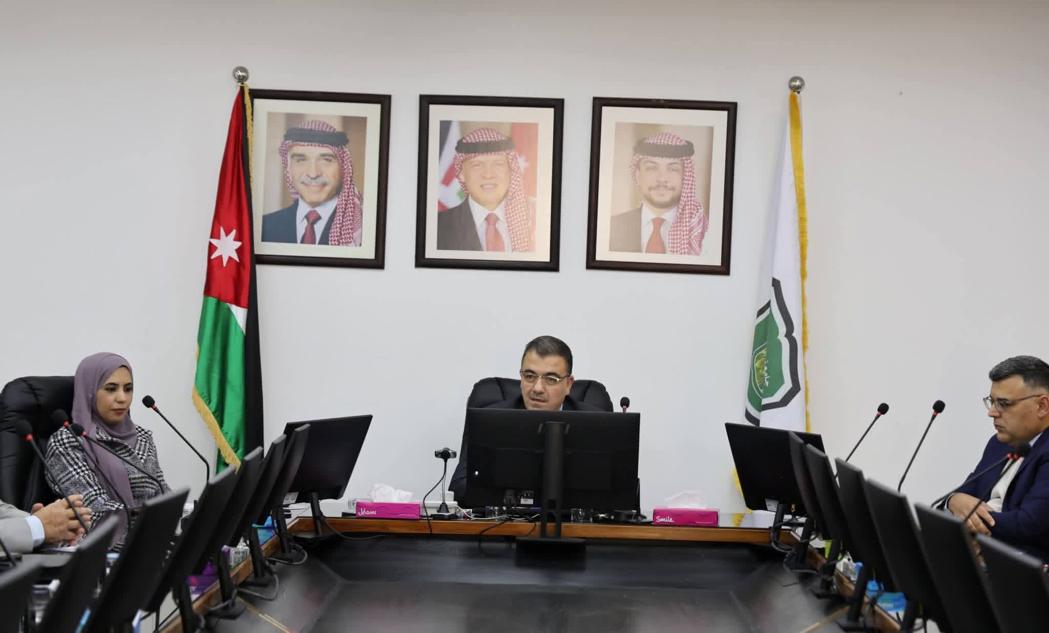 مجلس جامعة عجلون الوطنية يعقد أولى جلساته برئاسة الهناندة