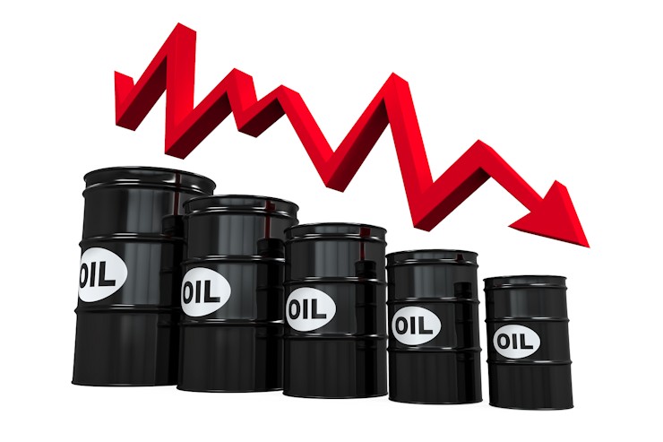 تراجع اسعار النفط لأدنى مستوياته في 4 أشهر
