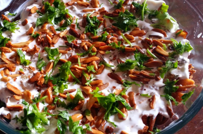 طريقة فتة المكدوس 