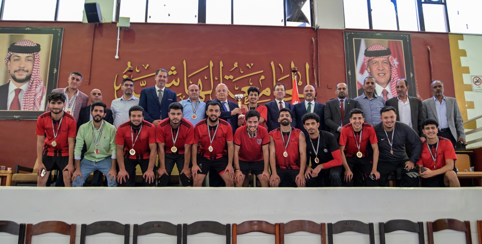 الحياري يرعى نهائي بطولة الاستقلال لخماسي كرة القدم في الجامعة الهاشمية