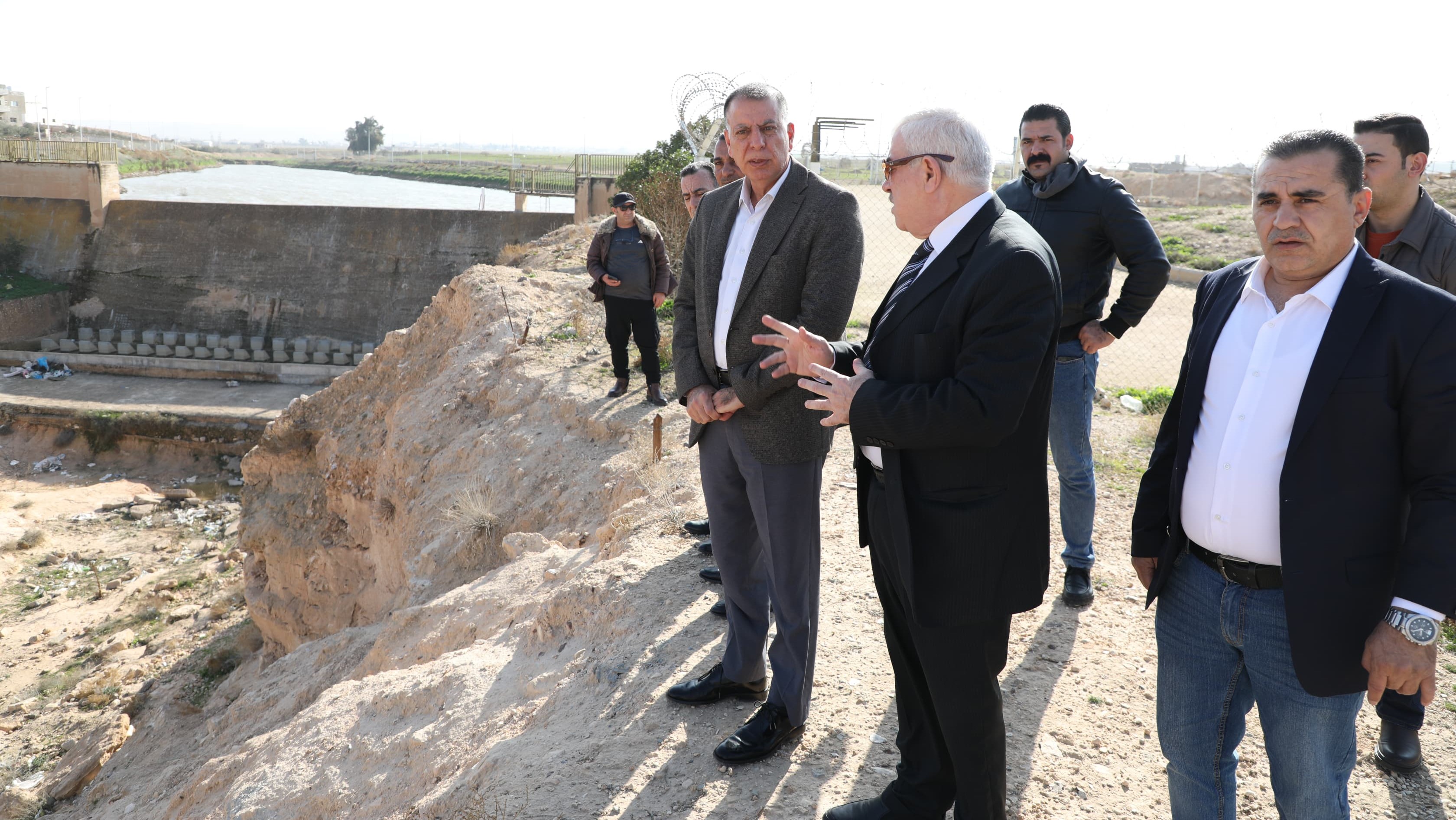 وزير الداخلية يتفقد سد البويضة