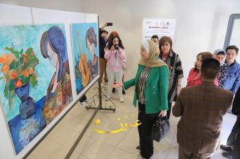 افتتاح معرض الطريق الملوكي للفنون التشكيلية في جاليري رأس العين