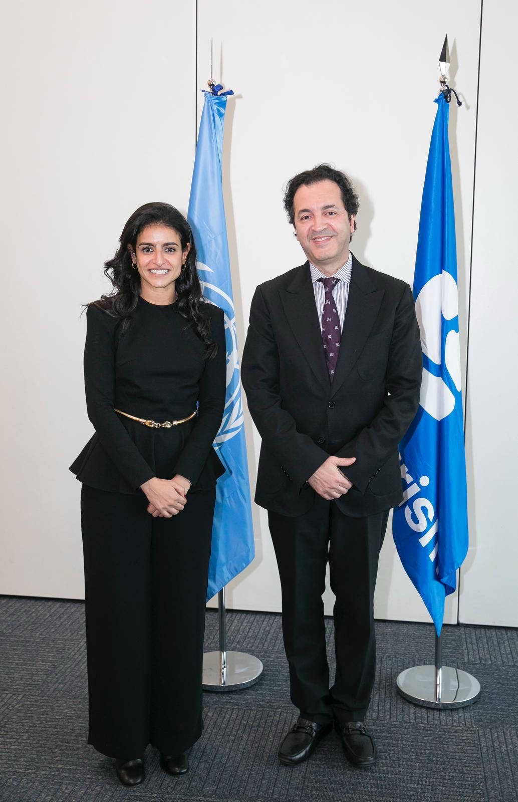 المعايطة يبحث التعاون مع الأمينة العامة لمنظمة الأمم المتحدة للسياحة