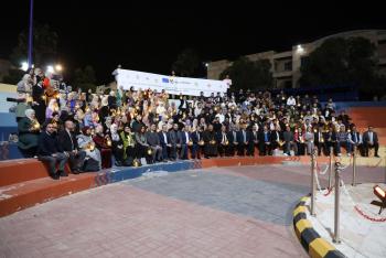 جامعة الزرقاء تقيم افطارا رمضانيا لطلبة منحة EDU-SYRIA 
