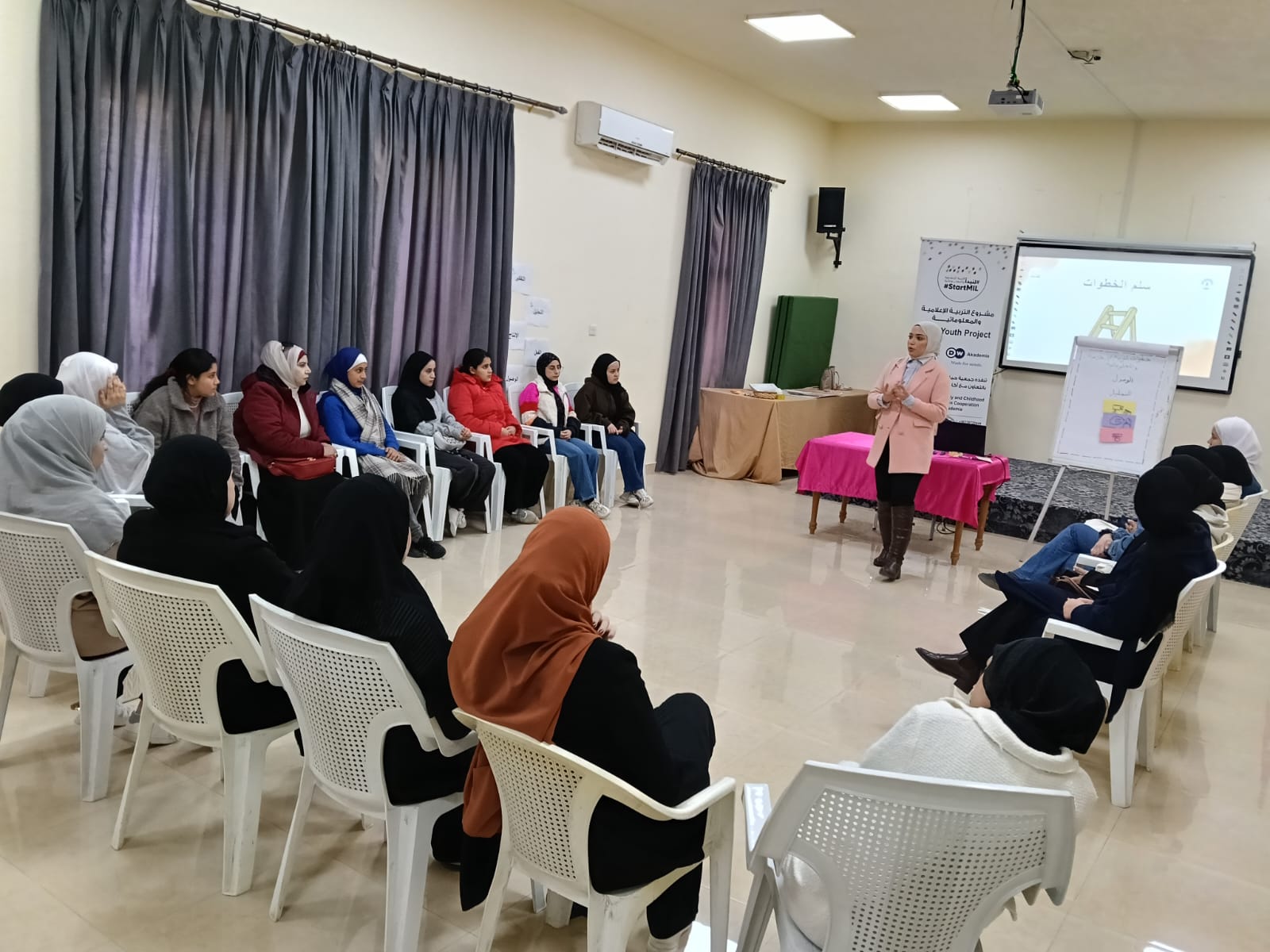 مركز شباب وشابات الرمثا ينظم ورشة حول التربية الإعلامية والمعلوماتية