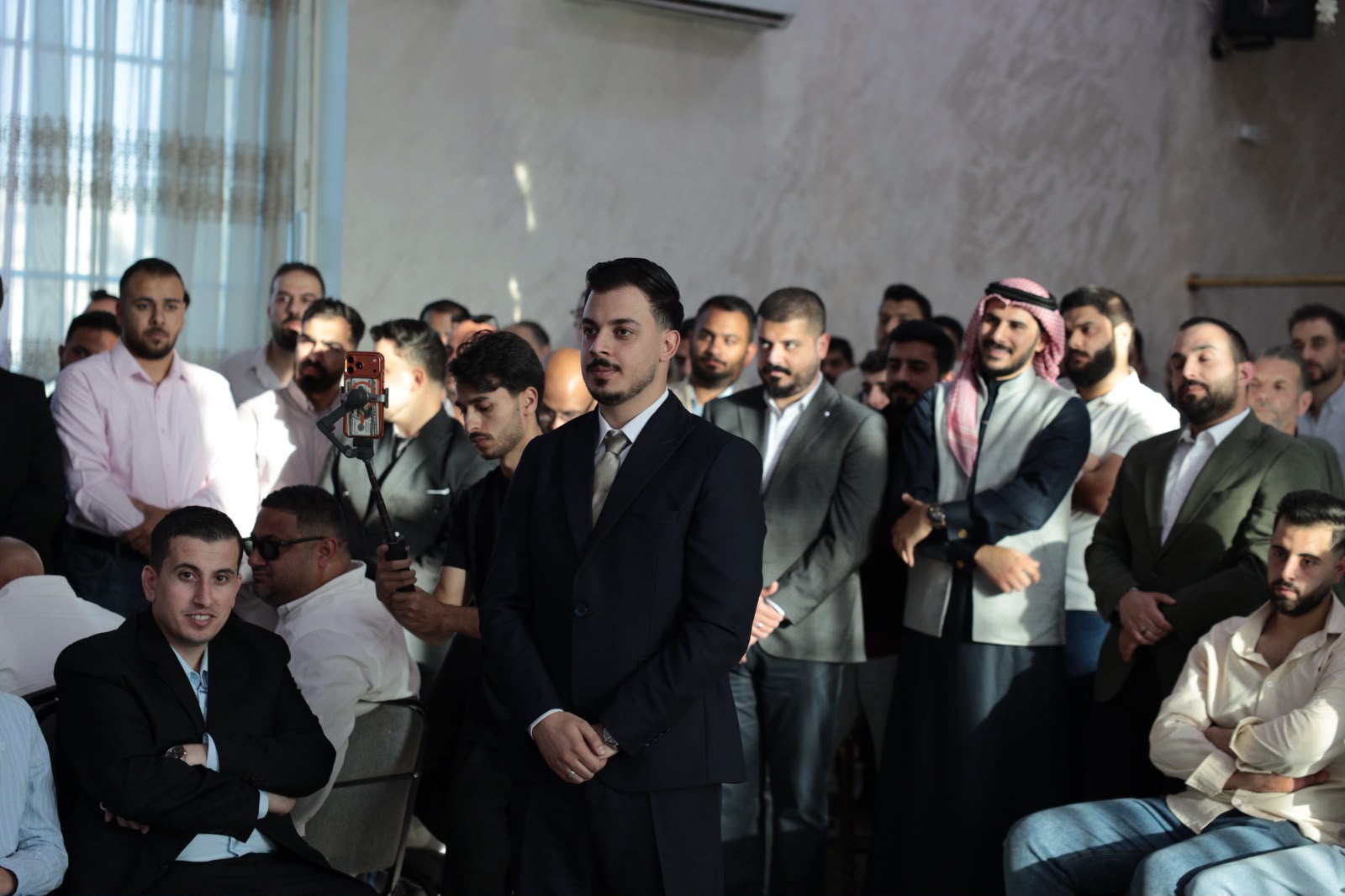 آل أبو سالم وآل أبو مراد نسايب ..  جاهة الإعلامي مصطفى أبو سالم