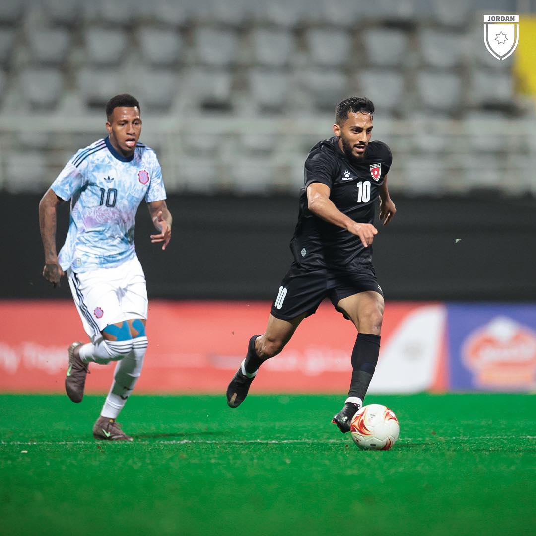 النشامى يتعادل وديًا مع كوستاريكا بهدفين لمثلهما 