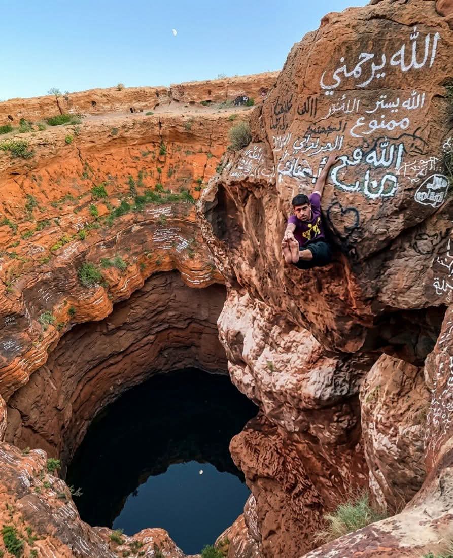 بين فوهة القعقاع والبركة الملونة ..  موت محقق