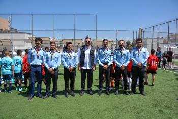 الأمير عمر الفيصل يطلق بطولة الكرة لمدارس بطريركية الروم الأرثوذكس المقدسية