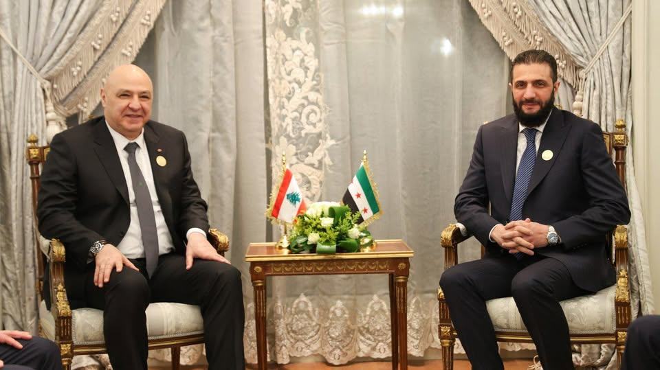 الرئيسان السوري واللبناني يتفقان على ضبط الحدود ومنع أي تفلّت أمني