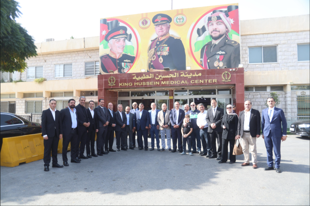 حزب الميثاق الوطني يزور مصابي حادثة الكرك